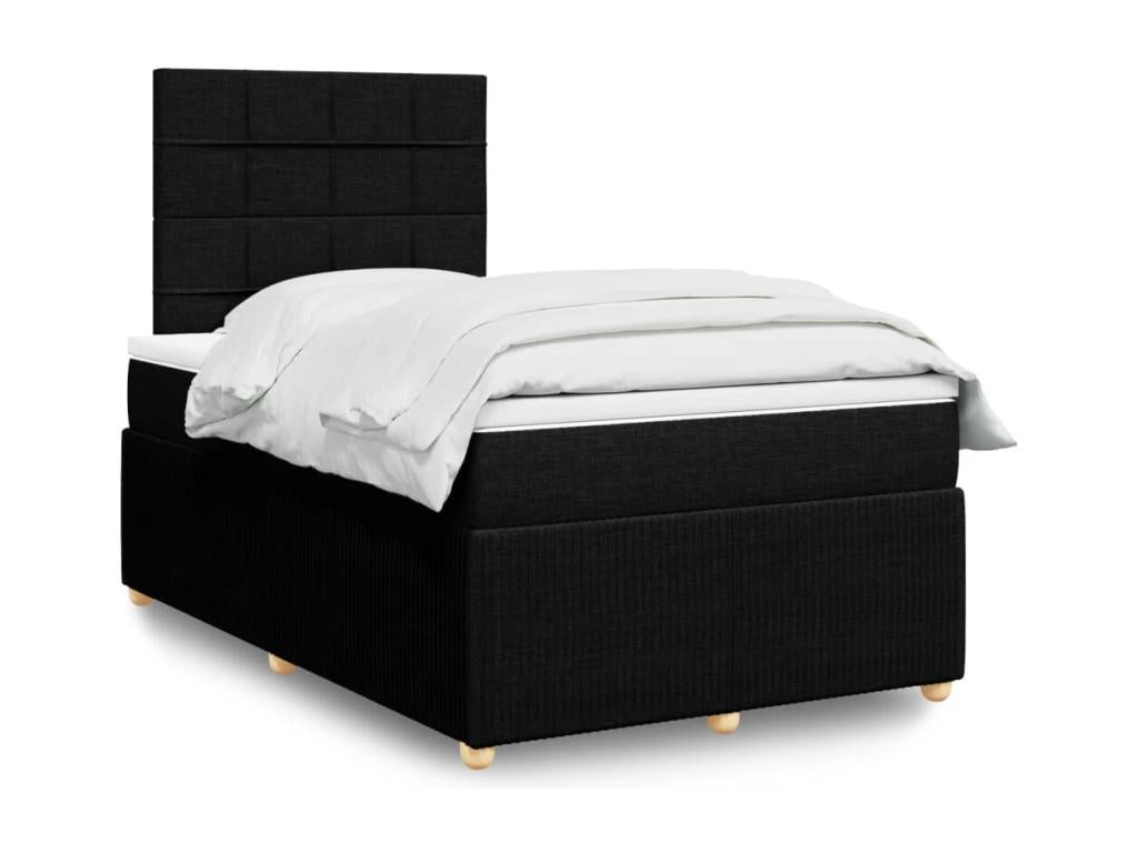 Black Fabric Mattress, 120 x 200 cm - dlz1766571833618