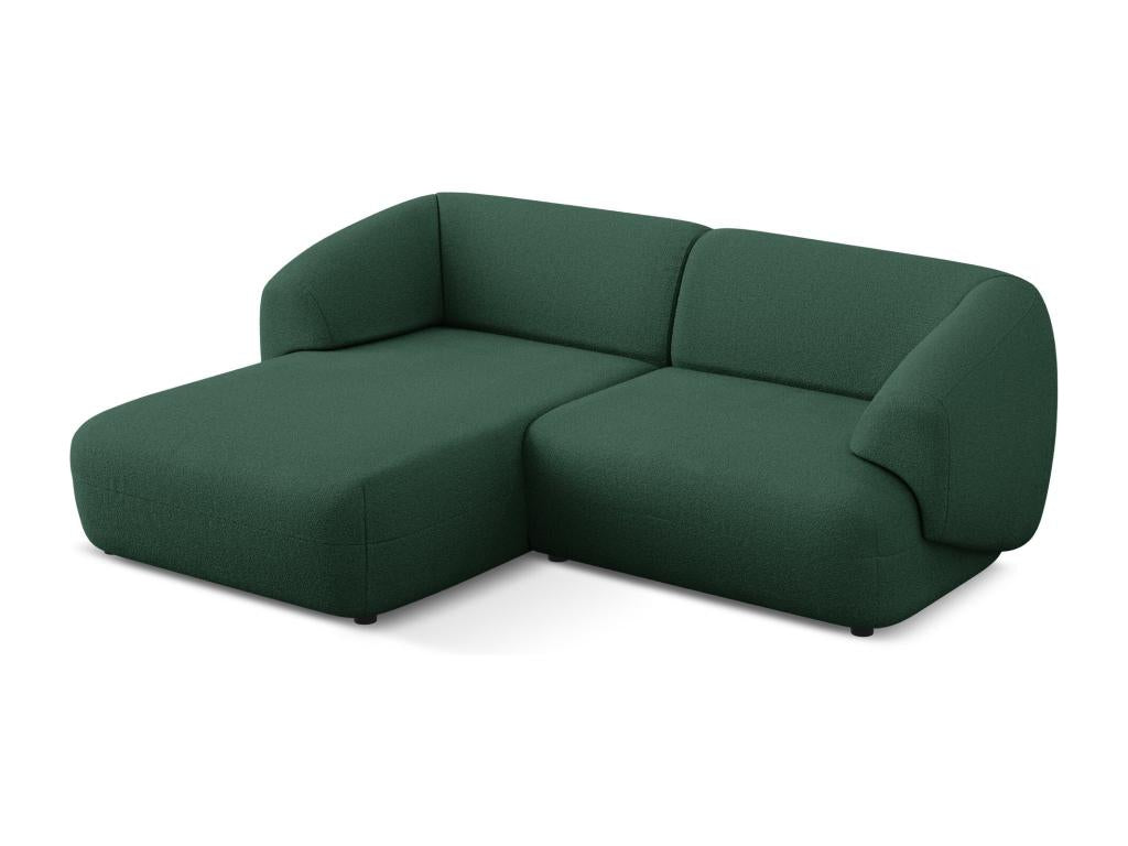 Green Boucle Fabric Sofa