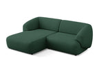 Green Boucle Fabric Sofa