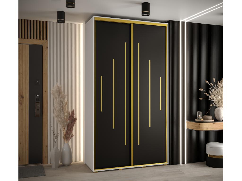 Black Wardrobe, 140 x 45 x 235.2 cm