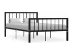Black Metal Bed Frame, 120 x 200 cm