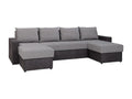 Gray Sofa, 300 x 156 x 89 cm