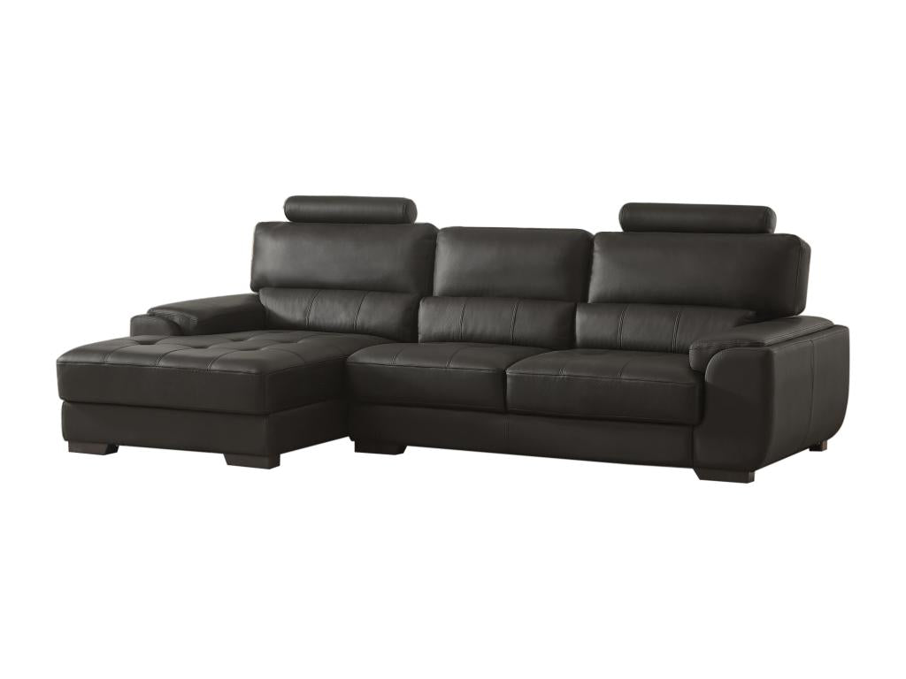 Black Leather Sofa