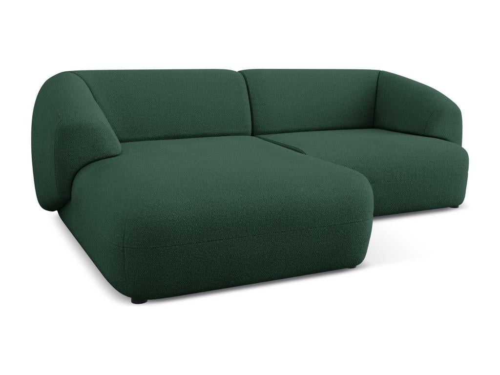 Green Boucle Fabric Sofa