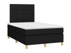 Black Fabric Mattress, 120 x 200 cm