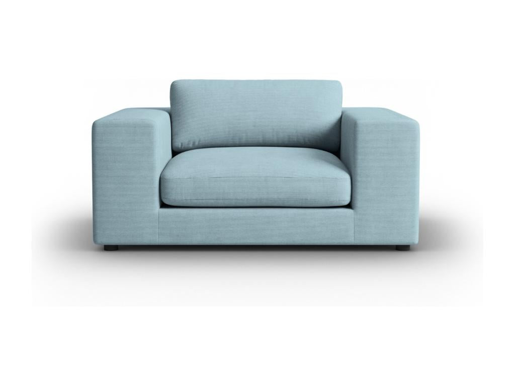 Blue Sofa, 156 x 122 x 72 cm