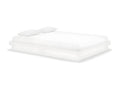 White Solid Wood Mattress, 140 x 190 cm