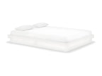 White Solid Wood Mattress, 140 x 190 cm