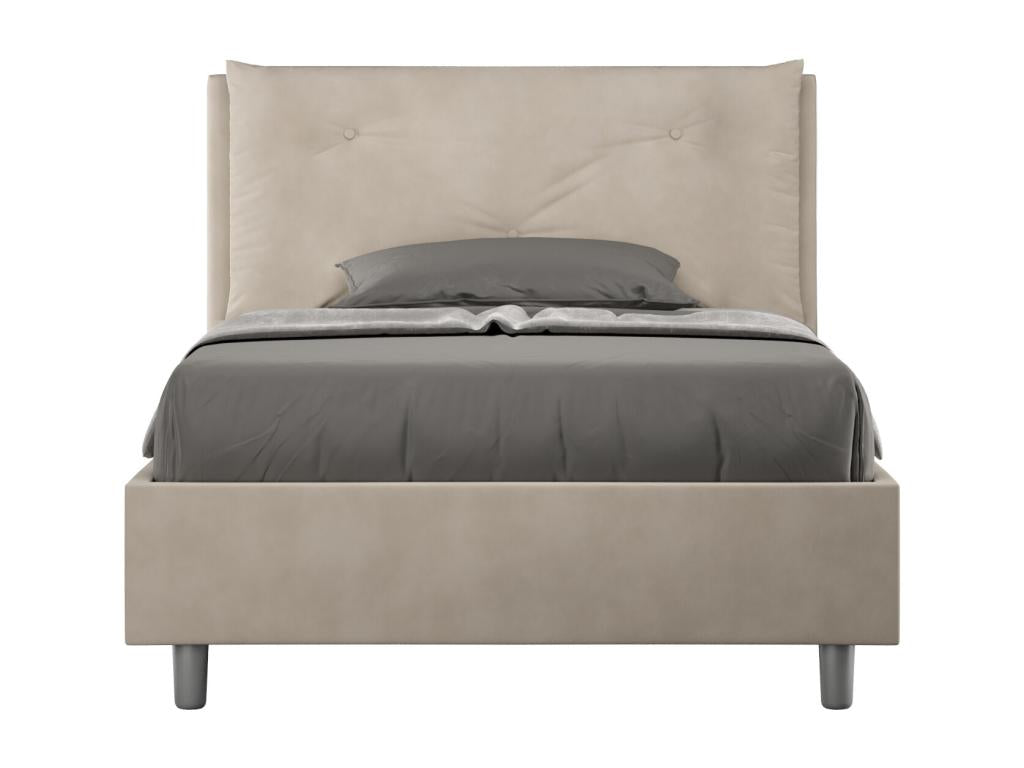 Beige Bed, 120 x 190 cm
