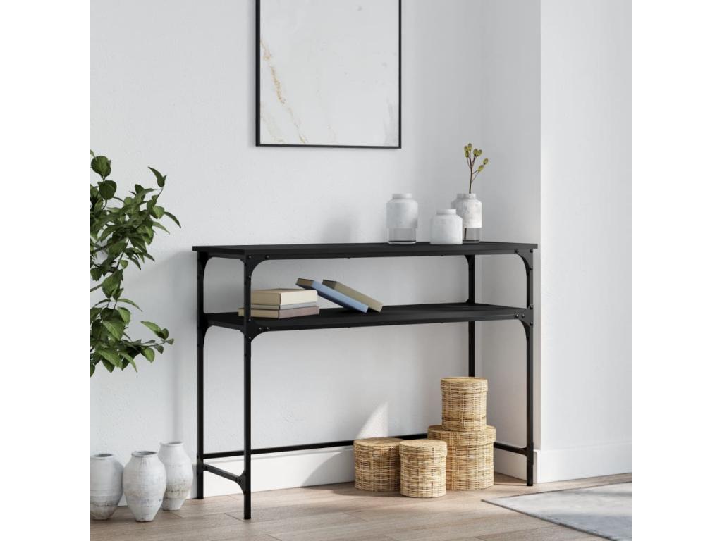 Black Table, 100 x 35.5 x 75 cm