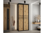 Black Wardrobe, 120 x 45 x 235.2 cm
