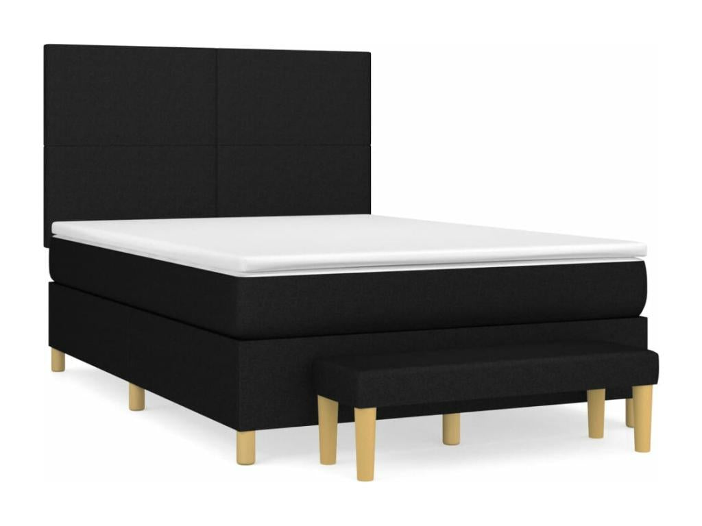 Black Fabric Mattress, 140 x 190 cm - dlz1766572038053