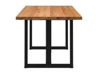 Brown Oak Wood Dining Table - dlz1766571349641