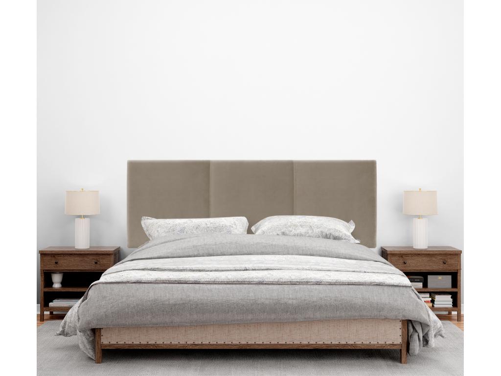 Beige Bed, 160 x 50 cm