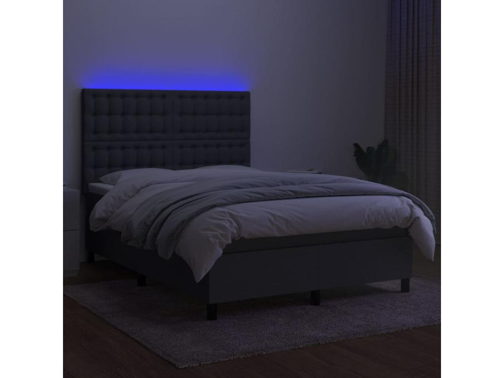 Gray Fabric Mattress, 140 x 190 cm