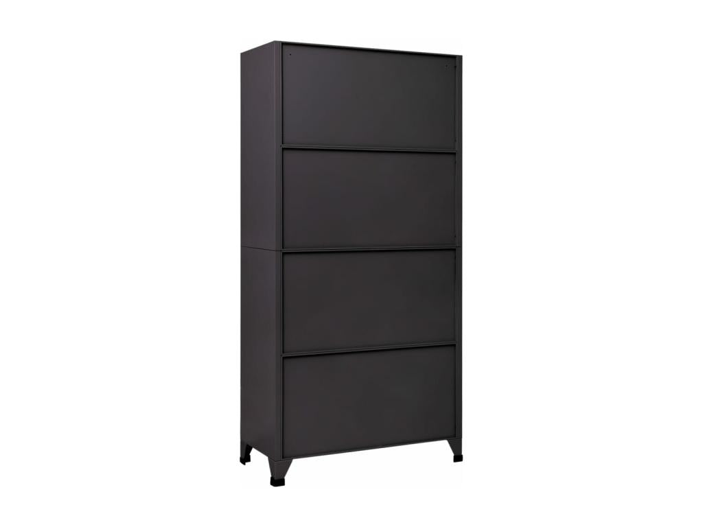 Anthracite Wardrobe, 90 x 40 x 180 cm