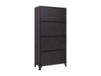 Anthracite Wardrobe, 90 x 40 x 180 cm