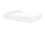 White Solid Wood Mattress, 140 x 190 cm