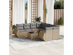 Beige Woven Resin Wicker Outdoor Furniture Set - dlz1766572057036