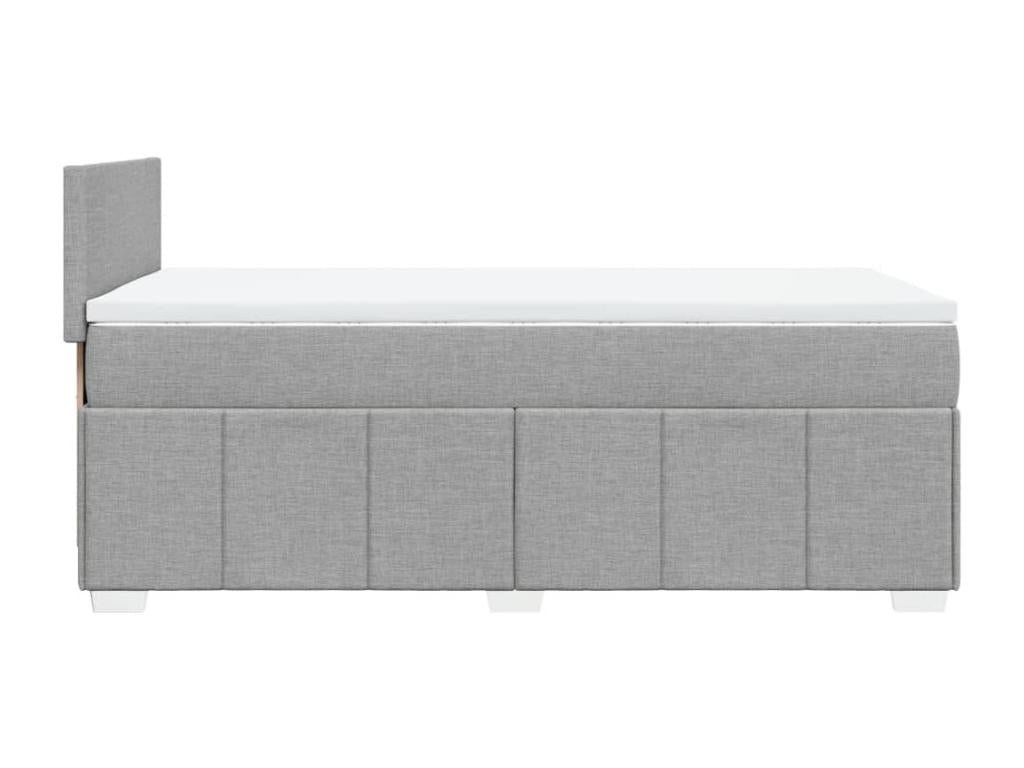 Gray Fabric Mattress, 90 x 200 cm