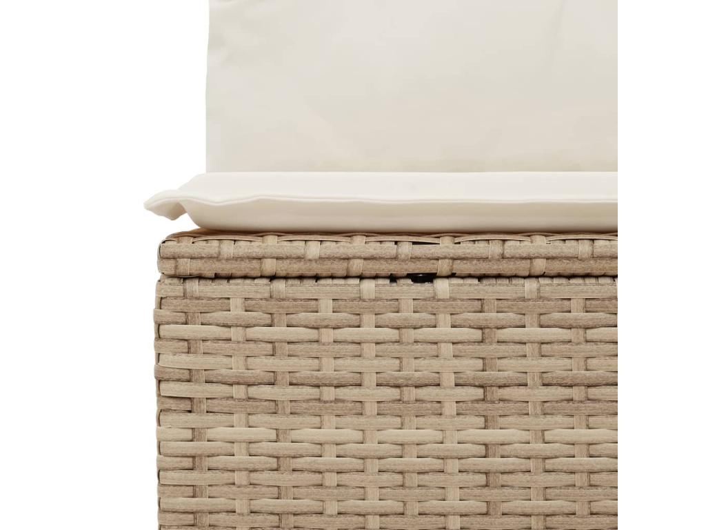 Beige Woven Resin Wicker Outdoor Furniture Set - dlz1766571784587