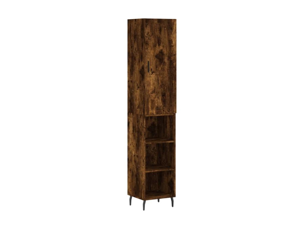 Brown Engineered Wood Sideboard, 34.5 x 34 x 180 cm