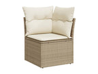 Beige Woven Resin Wicker Outdoor Furniture Set - dlz1766571687568
