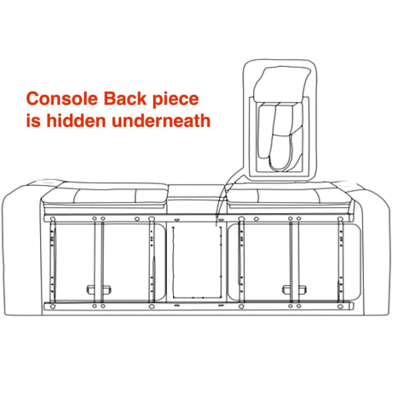 Microfiber Manual Reclining 2-Seat Loveseat with Console - 78"W x 37.4"D x 39"H - Split Back Design