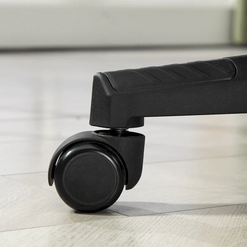 High Back Massage Office Chair - 6 Vibration Points - Beige PU Leather - 120° Recline - 265lbs Capacity