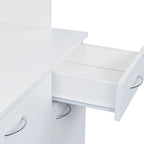 70.87"H Tall Storage Cabinet - 6 Doors 1 Drawer - Walnut MDF Wardrobe - 39.37"W x 15.35"D - Kitchen Bedroom