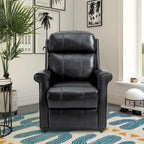 Power Lift Recliner Chair with 8-Point Massage - Faux Leather - 360lbs Capacity - 34.64"W x 43.3"H - Elderly Comfort
