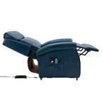 Power Lift Recliner Chair with 8-Point Massage - Faux Leather - 360lbs Capacity - 34.64"W x 43.3"H - Elderly Comfort