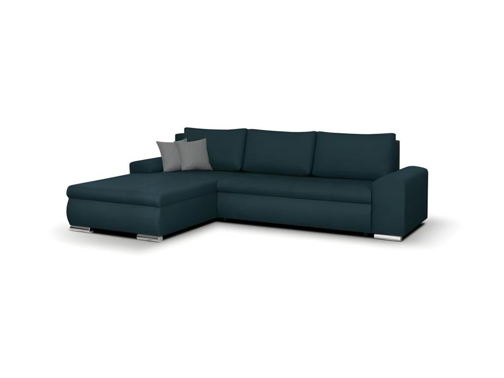 Blue Fabric Sofa Bed