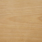 Wood & Fabric Swivel Desk Chair - Rubberwood Frame - Armless  - Home Office