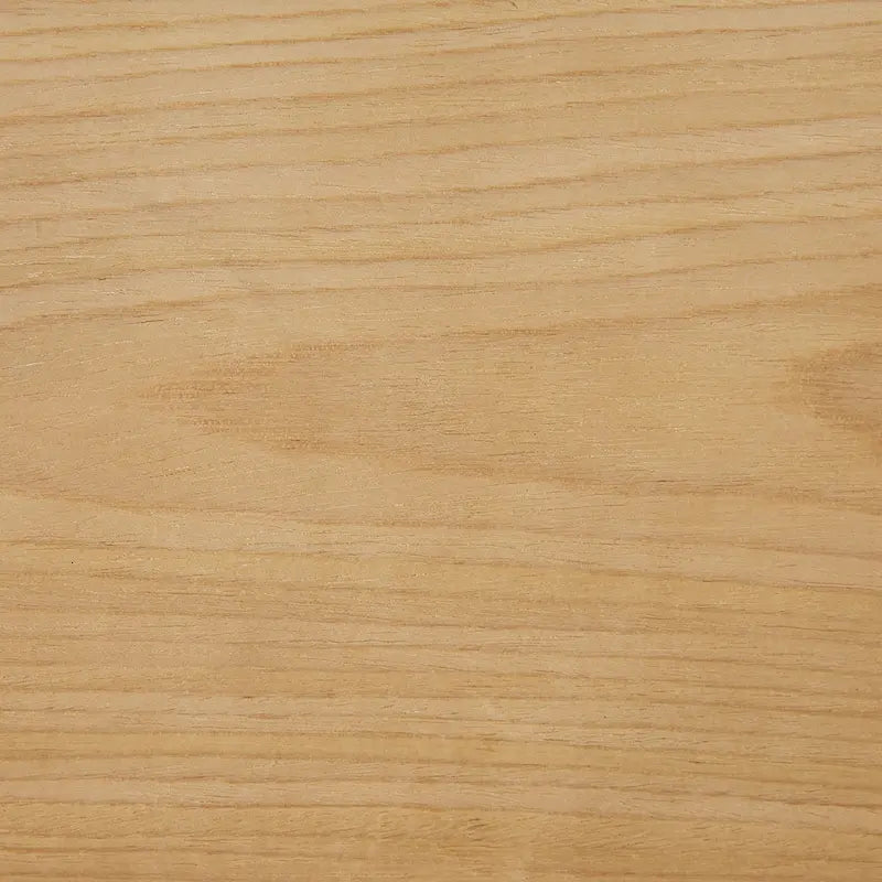 Wood & Fabric Swivel Desk Chair - Rubberwood Frame - Armless  - Home Office