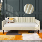 Epiphyllum Modern Twin Size Daybed with Ribbed Tufted Backrest byChristopher Knight Home
