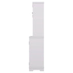 Farmhouse Coffee Bar Cabinet 47" - Wine Storage Buffet with Drawers Shelves Glass Racks - Kitchen Sideboard