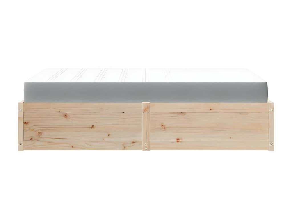 Brown Solid Wood Mattress, 140 x 190 cm