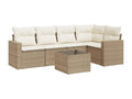 Beige Woven Resin Wicker Outdoor Furniture Set - dlz1766571705470