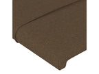 Brown Fabric Bed, 103 x 23 x 118 cm