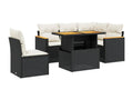 Black Woven Resin Wicker Outdoor Furniture Set - dlz1766571743521