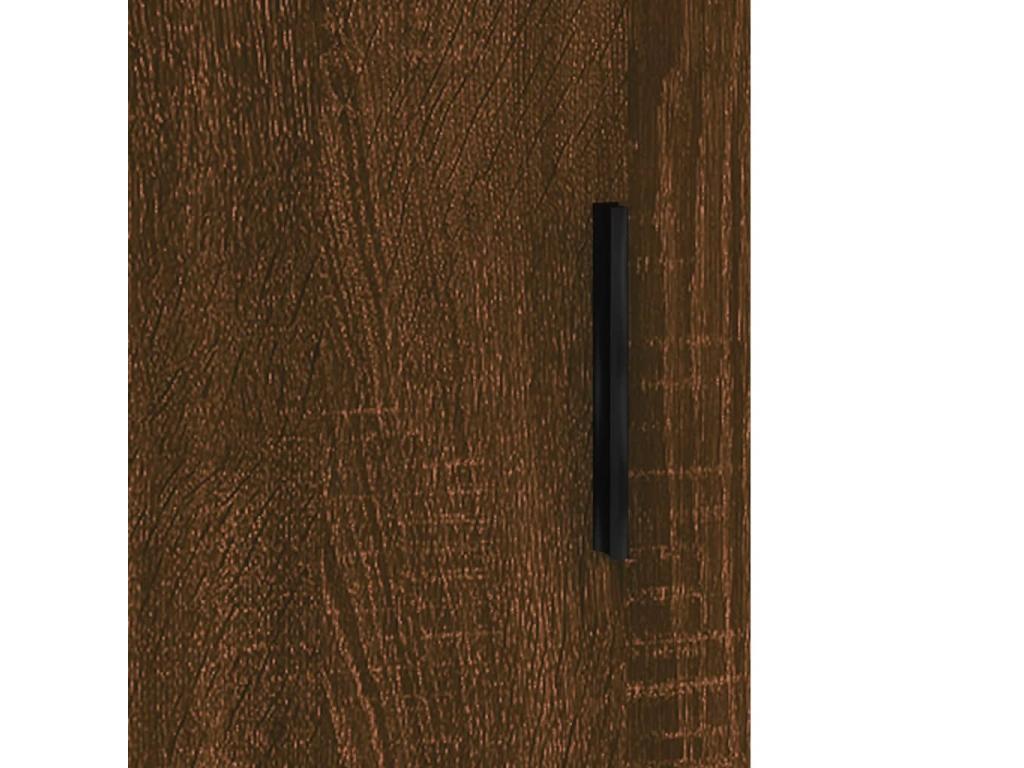Brown Engineered Wood Wardrobe