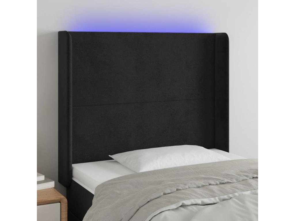 Black Bed, 103 x 16 x 118 cm