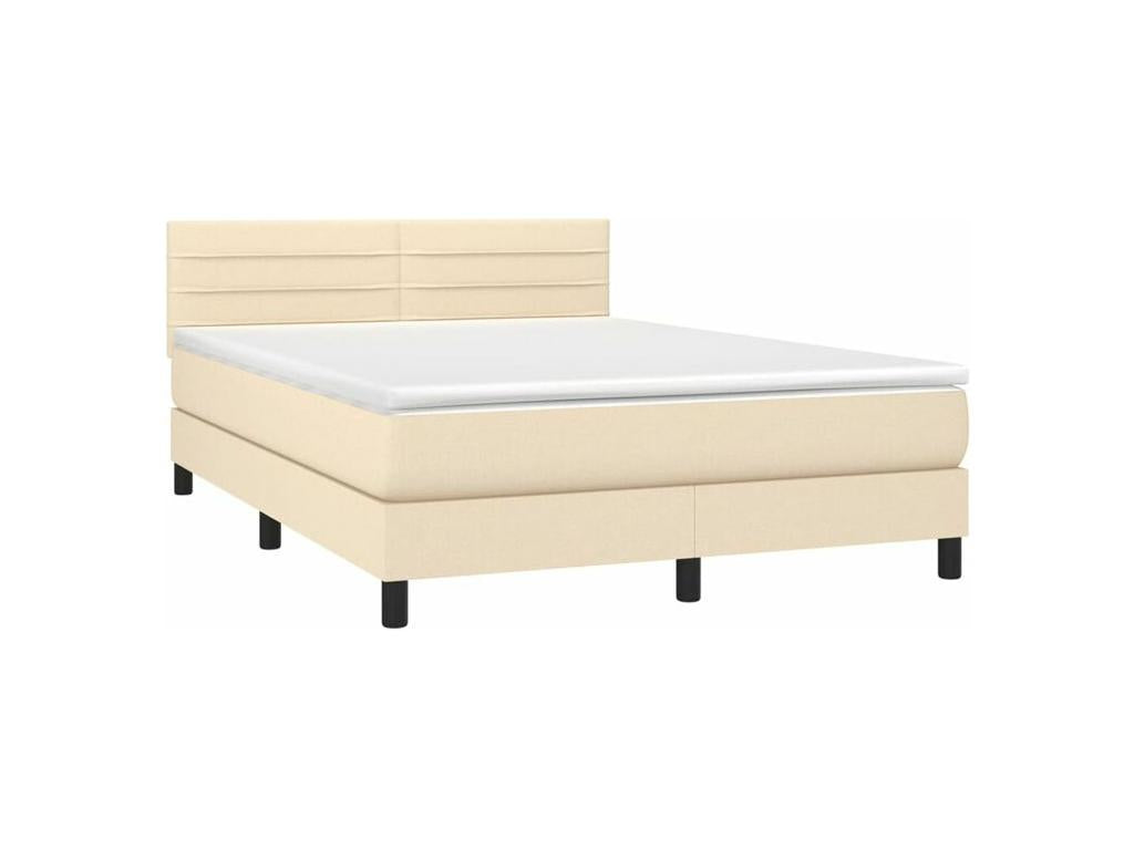 White Fabric Mattress, 140 x 190 cm - dlz1766572017639
