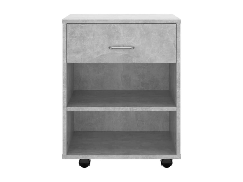 Gray Engineered Wood Wardrobe, 46 x 36 x 59 cm