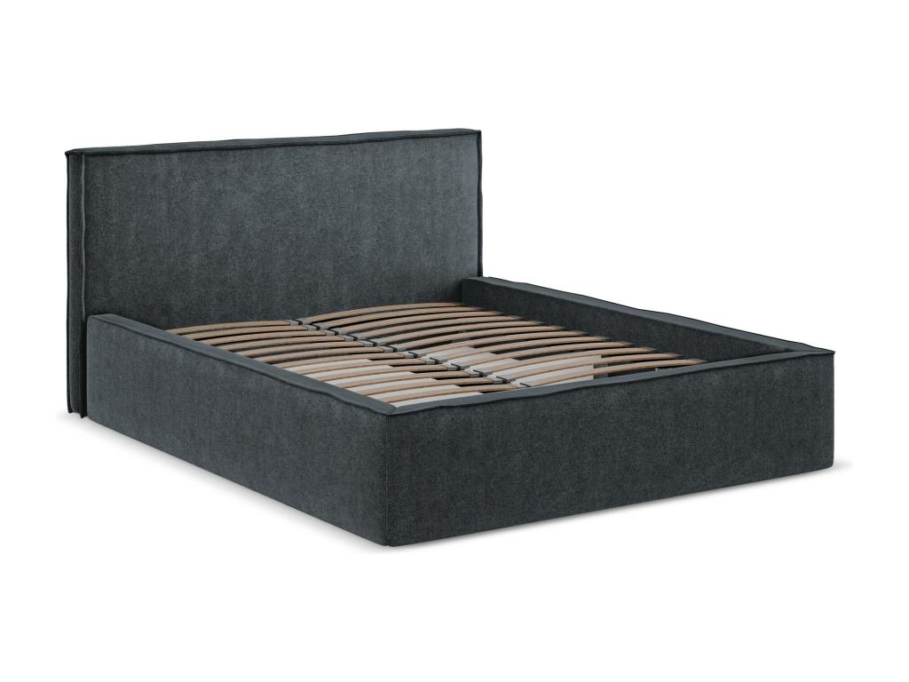 Anthracite Fabric Bed, 180 x 200 cm