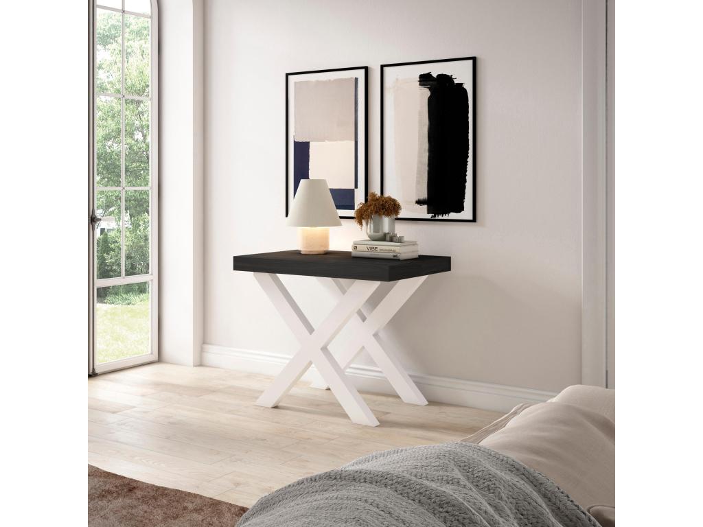 Black Solid Wood Table