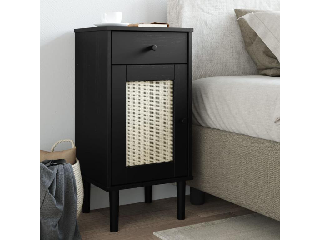 Black Pine Wood Table