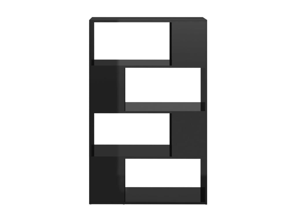 Black Bookcase, 80 x 24 x 124.5 cm