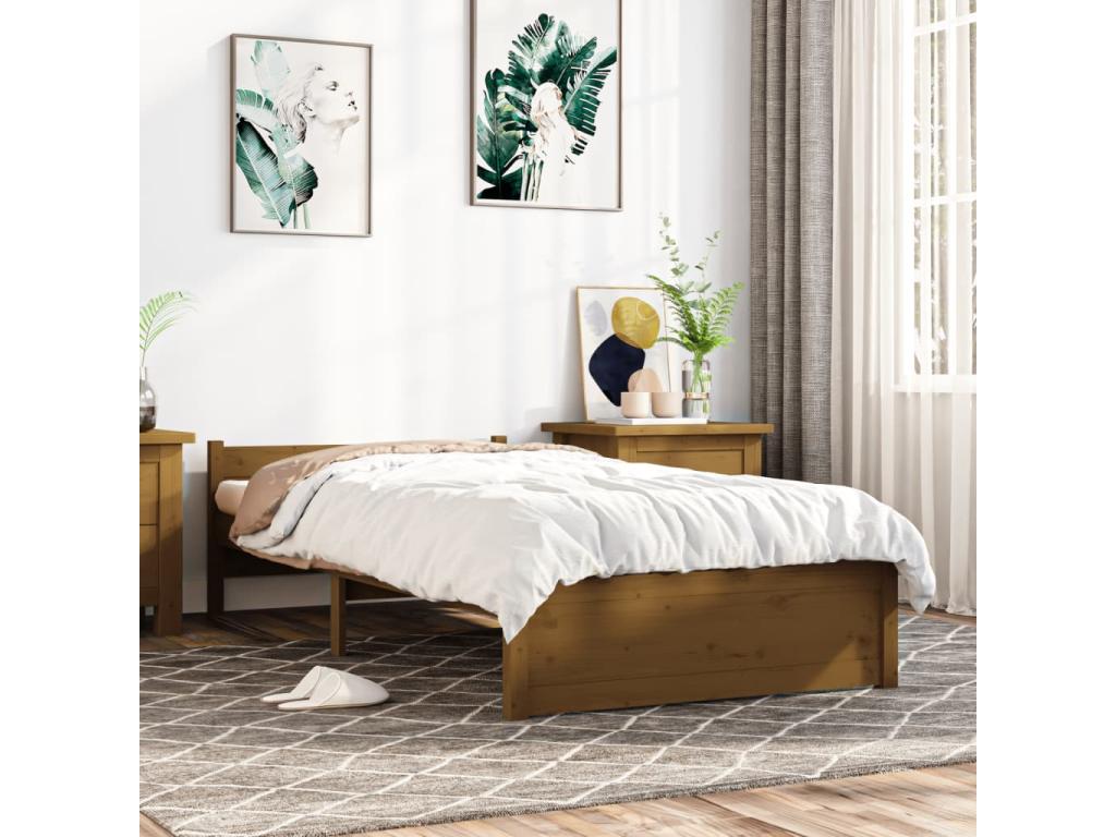 Brown Mattress, 90 x 190 cm - dlz1766571494003